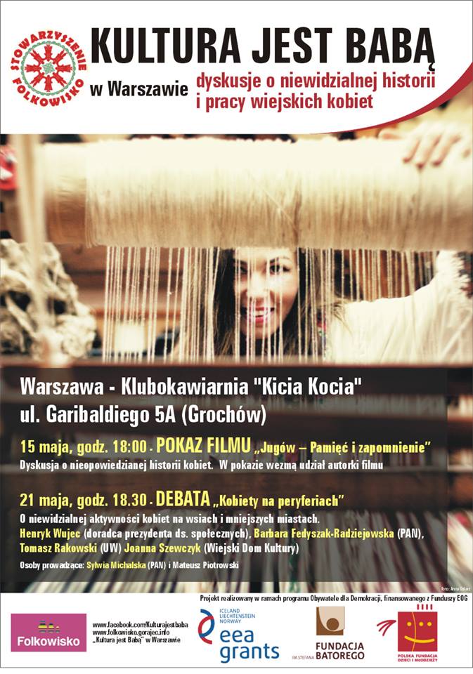 Plakat - Kultura jest Babą w Warszawie(1)
